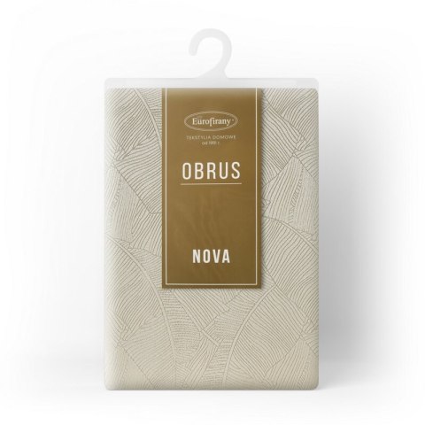 OBRUS ISLA 140 X 300 CM KREMOWY