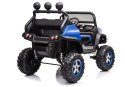 Pojazd na Akumulator Mercedes Unimog S Niebieski Lakier