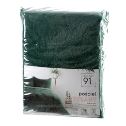 POŚCIEL D91 TIFFANY 220 X 200 CM CIEMNOZIELONY