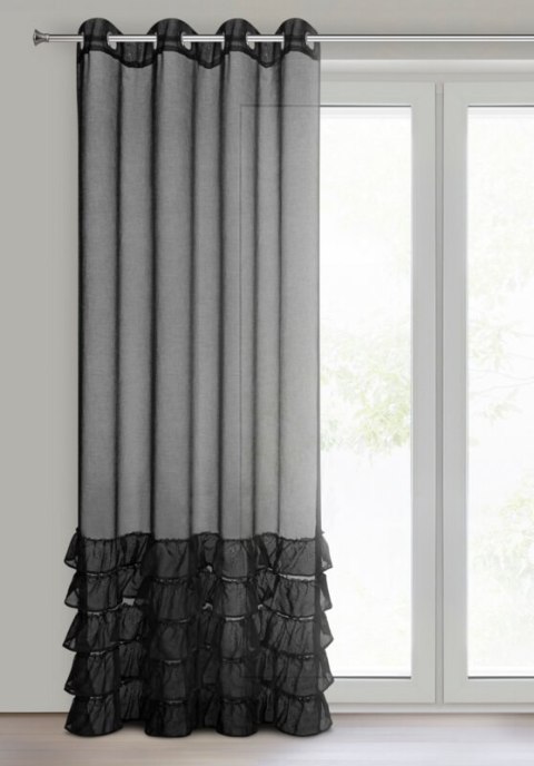 FIRANA GOTOWA DANI 1 140 X 250 CM CZARNY