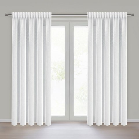 FIRANA GOTOWA KLEO NA TAŚMIE 140 X 270 CM BIAŁY