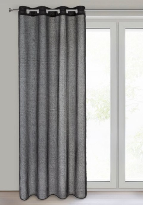 ZASŁONA GOTOWA AGIS 140 X 250 CM CZARNY