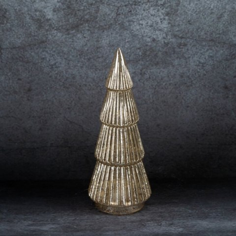 FIGURKA ŚWIATECZNA SZ166 10 X 10 X 31 CM ZŁOTY