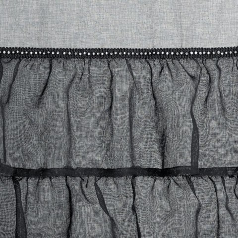 FIRANA GOTOWA CARLI 140 X 250 CM CZARNY