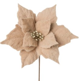 KWIAT ŚWIĄTECZNY 246 O 22 CM BEŻOWY