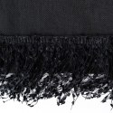 OBRUS JASPER 140 X 180 CM CZARNY