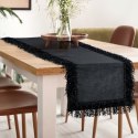 OBRUS JASPER 40 X 140 CM CZARNY