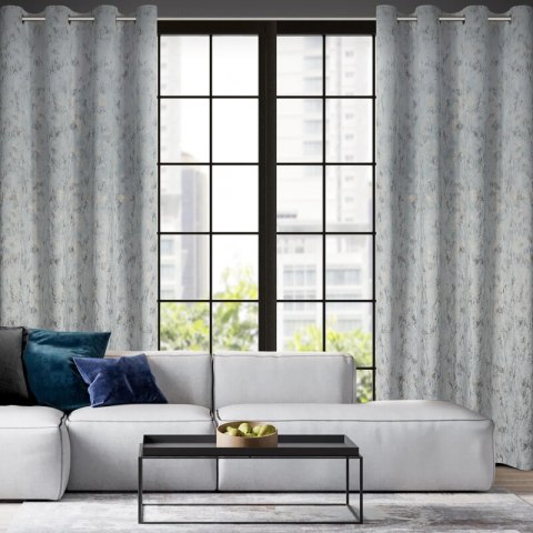ZASŁONA GOTOWA KORNELIA 140 X 250 CM SREBRNY