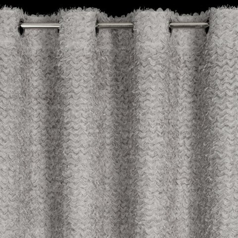 ZASŁONA GOTOWA TIFFANY 135 X 250 CM SREBRNY