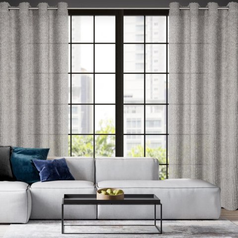 ZASŁONA GOTOWA TIFFANY 135 X 250 CM SREBRNY