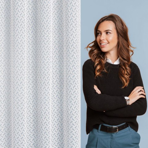 FIRANA GOTOWA CLARA 140 X 250 CM BIAŁY
