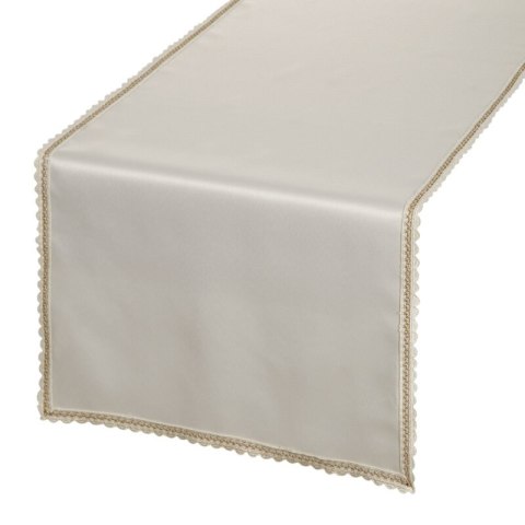 OBRUS LACE 40 X 140 CM KREMOWY