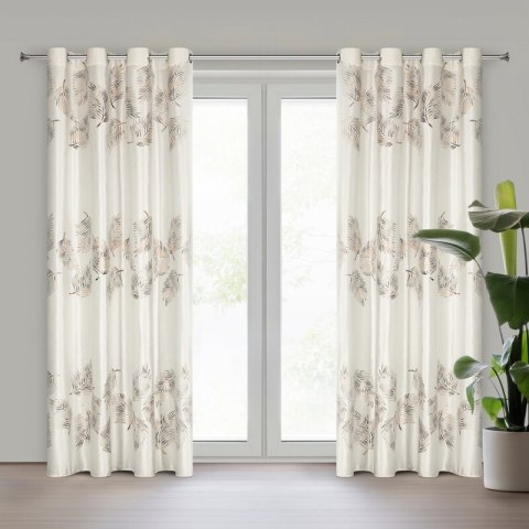 ZASŁONA GOTOWA IDALIA 140 X 250 CM KREMOWY