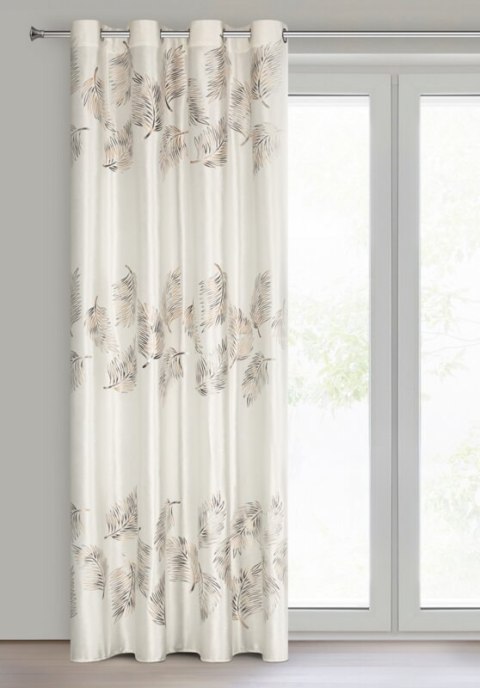 ZASŁONA GOTOWA IDALIA 140 X 250 CM KREMOWY