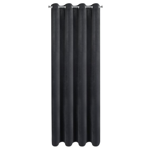 ZASŁONA GOTOWA NITA 140 X 250 CM CZARNY