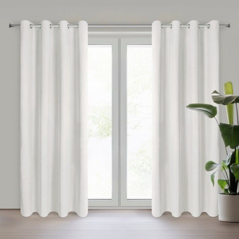 ZASŁONA GOTOWA NITA 140 X 250 CM KREMOWY