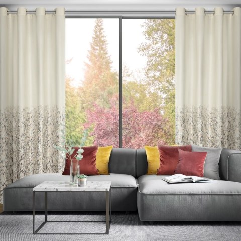 ZASŁONA GOTOWA TORI 140 X 250 CM KREMOWY