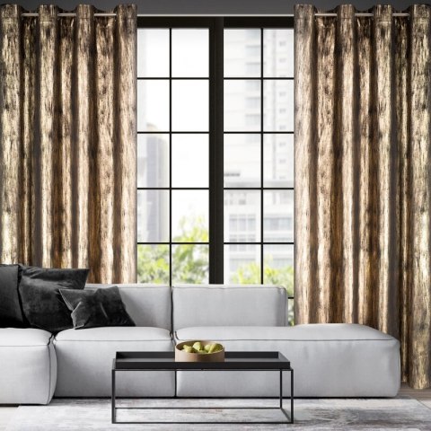 ZASŁONA GOTOWA EMILA 140 X 250 CM CZARNY
