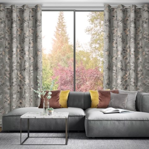 ZASŁONA GOTOWA GLORIA2 140 X 250 CM STALOWY