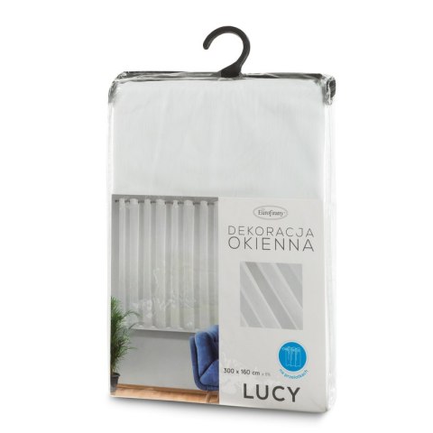 FIRANA GOTOWA LUCY 350 X 150 CM BIAŁY