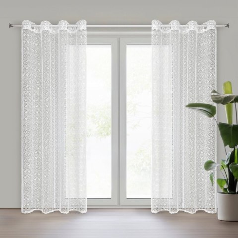FIRANA GOTOWA ELLISSA 140 X 250 CM BIAŁY