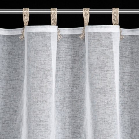 FIRANA GOTOWA MELISA NA SZELKACH 140 X 250 CM BIAŁY