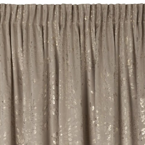 ZASŁONA GOTOWA FELIS NA TAŚMIE 140 X 270 CM BEŻOWY