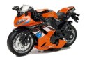Motocykl z Napędem Frykcyjnym Dźwięki Motor 1:14 Pomarańczowy Motocykl z Napędem Frykcyjnym Dźwięki Motor 1:14 Pomarańczowy
