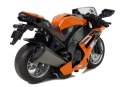Motocykl z Napędem Frykcyjnym Dźwięki Motor 1:14 Pomarańczowy Motocykl z Napędem Frykcyjnym Dźwięki Motor 1:14 Pomarańczowy