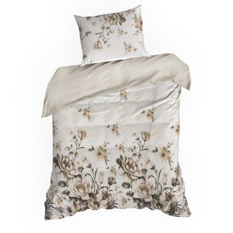 KOMPLET POŚCIELI SATYNOWEJ SPRING 41 220 X 200 CM JASNOKREMOWY