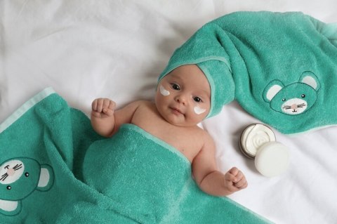 RĘCZNIK DZIECIĘCY BABY71 50 X 90 CM MIĘTOWY