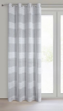 ZASŁONA GOTOWA AGATA 140 X 250 CM SREBRNY