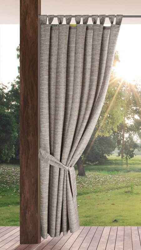 ZASŁONA GOTOWA GARDEN 10 NA SZELKACH 155 X 220 CM BRĄZOWY