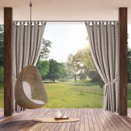 ZASŁONA GOTOWA GARDEN 10 NA SZELKACH 155 X 260 CM BRĄZOWY