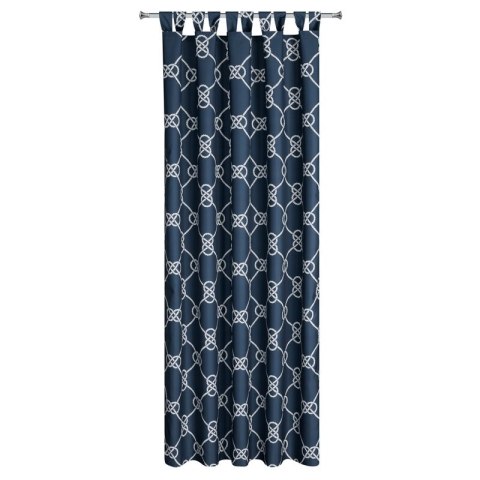 ZASŁONA GOTOWA GARDEN 14 NA SZELKACH 155 X 240 CM GRANATOWY