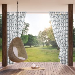 ZASŁONA GOTOWA GARDEN 16 NA SZELKACH 155 X 200 CM BIAŁY