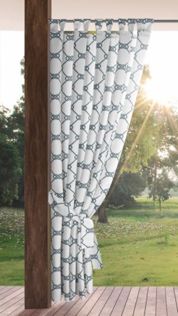 ZASŁONA GOTOWA GARDEN 16 NA SZELKACH 155 X 200 CM BIAŁY