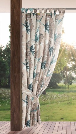 ZASŁONA GOTOWA GARDEN 8 NA SZELKACH 155 X 260 CM BEŻOWY