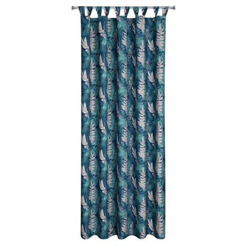 ZASŁONA GOTOWA GARDEN 9 NA SZELKACH 155 X 240 CM TURKUSOWY