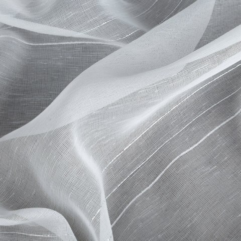 FIRANA GOTOWA LAURA NA TAŚMIE 140 X 280 CM BIAŁY