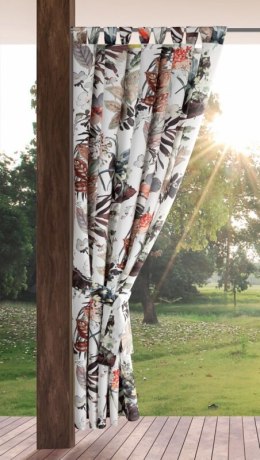 ZASŁONA GOTOWA GARDEN 21 NA SZELKACH 155 X 240 CM BIAŁY