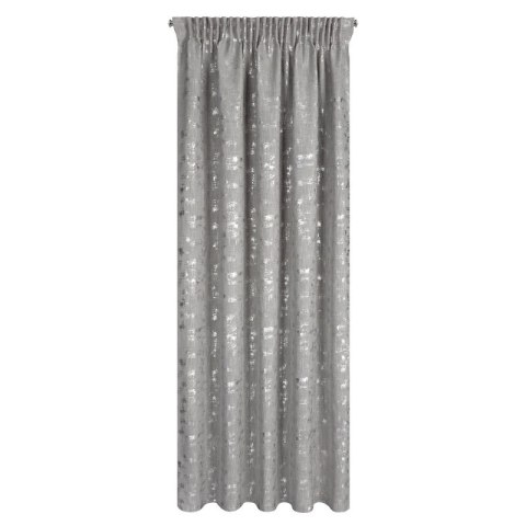 ZASŁONA GOTOWA INES NA TAŚMIE 140 X 270 CM SREBRNY
