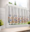 FIRANA GOTOWA ROZALIE NA TAŚMIE 150 X 60 CM BIAŁY