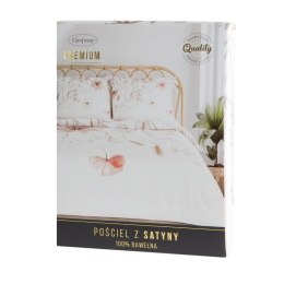 KOMPLET POŚCIELI SATYNOWEJ PREMIUM24 160 X 200 CM BIAŁY
