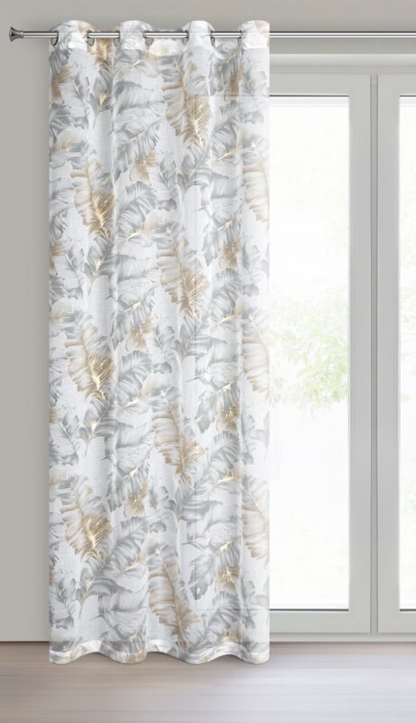 ZASŁONA GOTOWA LAYLA 140 X 250 CM BIAŁY