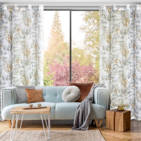 ZASŁONA GOTOWA LAYLA 140 X 250 CM BIAŁY