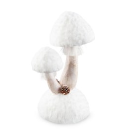 FIGURKA ŚWIĄTECZNA A 19 X 16 X 31 CM BIAŁY