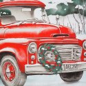 ŚWIĄTECZNY KOMPLET POŚCIELI XMAS 220 X 200 CM CZERWONY