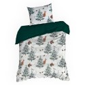 ŚWIĄTECZNY KOMPLET POŚCIELI ROLAND 220 X 200 CM BIAŁY