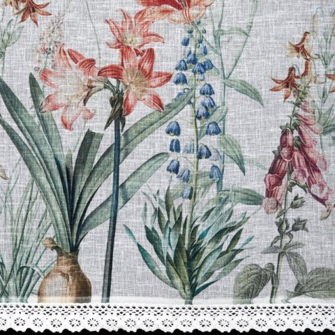 FIRANA GOTOWA NEMEZJA NA TAŚMIE 150 X 90 CM BIAŁY